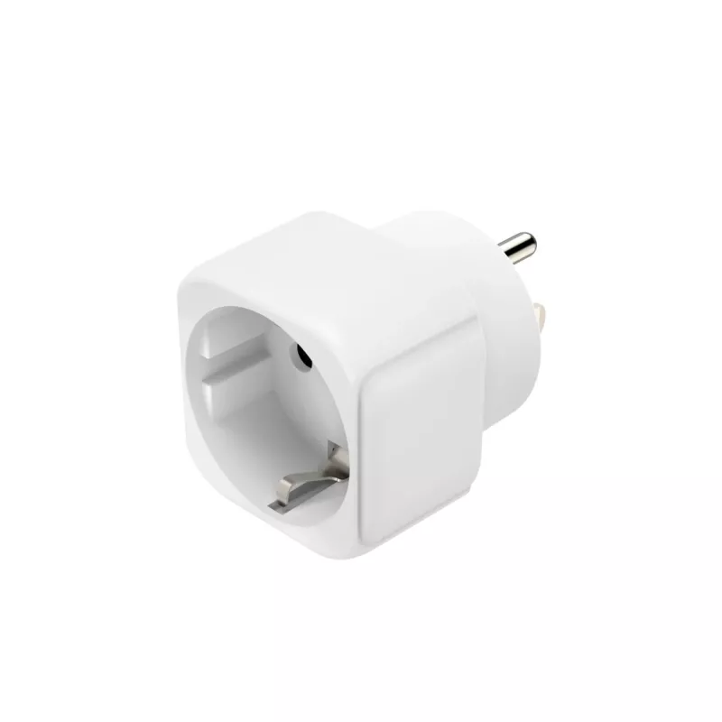 Adattatore spina Hama 00223438 tipo B tipo C (spina euro)+tipo F bianco