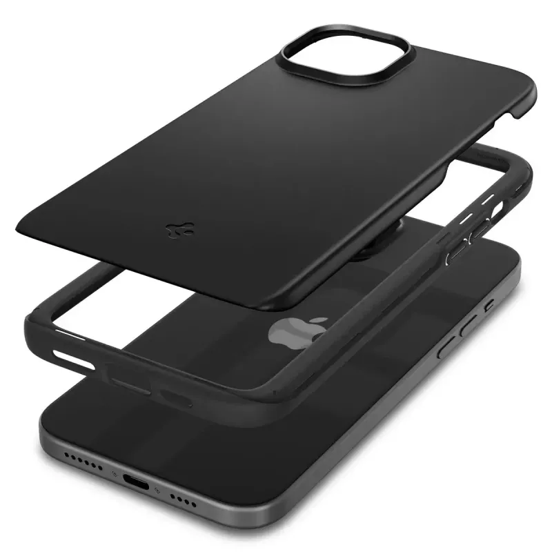 Custodia Spigen ACS06776 per iPhone 15 15,5 cm nera
