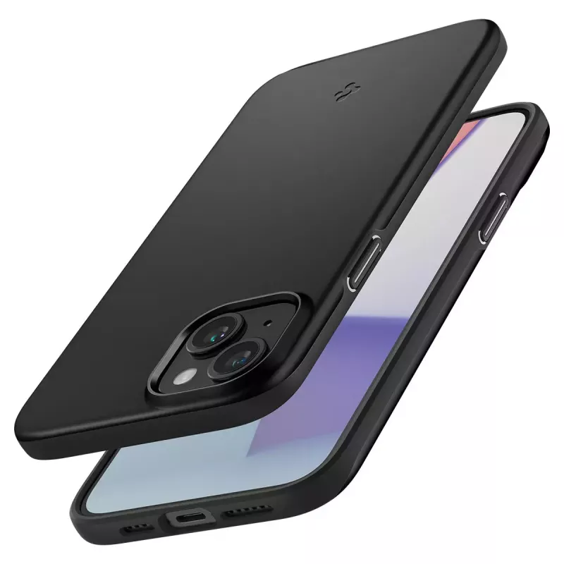 Custodia Spigen ACS06776 per iPhone 15 15,5 cm nera