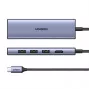 Hub USB Type-C UGREEN 20956A con HDMI e USB 3.0, 5 Gbit/s, 4K 3840x2160, argento