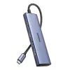 Hub USB Type-C UGREEN 20956A con HDMI e USB 3.0, 5 Gbit/s, 4K 3840x2160, argento
