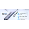 Hub USB Type-C UGREEN 20956A con HDMI e USB 3.0, 5 Gbit/s, 4K 3840x2160, argento