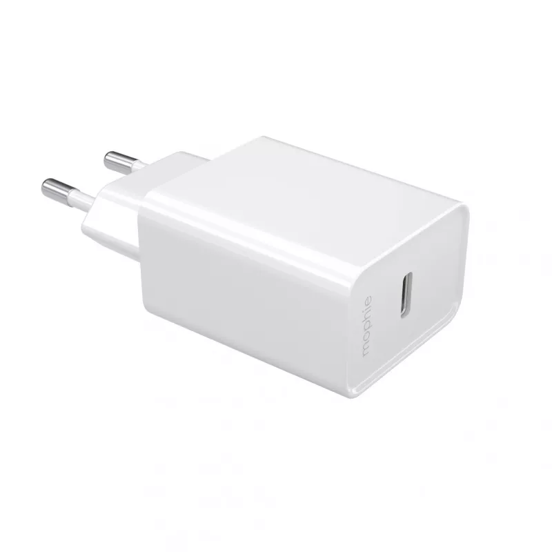 mophie essentials alimentatore USB-C PD 20W universale bianco ricarica rapida AC per interni