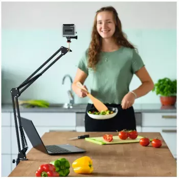 Hama 700 II luce ad anello, microfono, webcam, fotocamera, cellulare/smartphone, tablet/UMPC nero