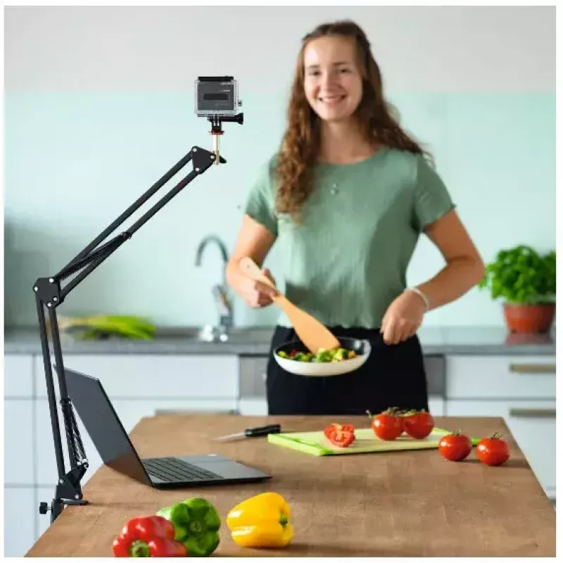 Hama 700 II luce ad anello, microfono, webcam, fotocamera, cellulare/smartphone, tablet/UMPC nero