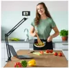 Hama 700 II luce ad anello, microfono, webcam, fotocamera, cellulare/smartphone, tablet/UMPC nero