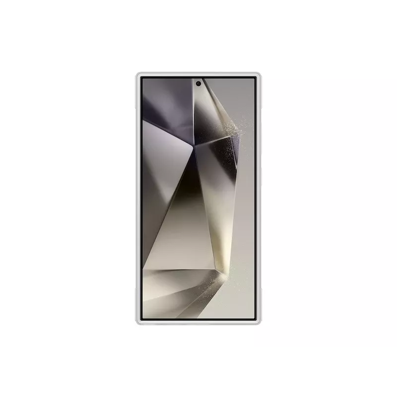 Cover Samsung Galaxy S24 Ultra grigio chiaro monocromatico
