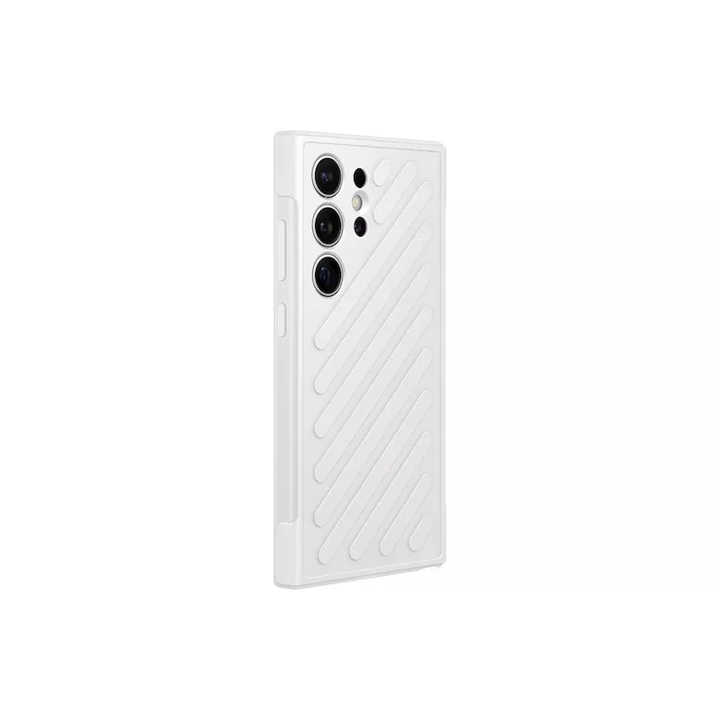 Cover Samsung Galaxy S24 Ultra grigio chiaro monocromatico