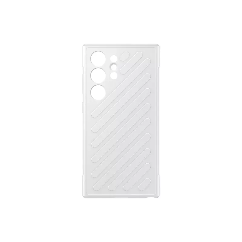 Cover Samsung Galaxy S24 Ultra grigio chiaro monocromatico