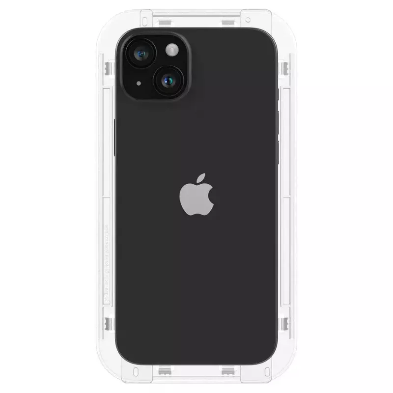 Spigen iPhone 15 Glas.tR EZ Fit protezione display in vetro temperato trasparente