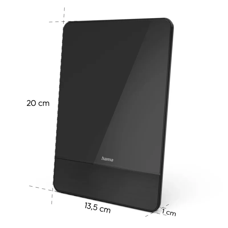 Antenna da interno Hama Pro 2 m USB nero 135x10x200mm