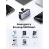 Powerbank UGREEN 35338, 5000 mAh, grigio, batteria portatile per smartphone, uscita per un dispositivo
