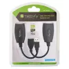 Techly IUSB-EXTENDTY5 extender USB su cavo Cat.5e/6 fino a 50 m, da USB a RJ-45, nero
