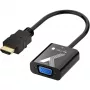 Adattatore cavo convertitore Techly HDMI a VGA nero 0,1 m 1920x1200 60 Hz