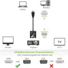 Adattatore cavo convertitore Techly HDMI a VGA nero 0,1 m 1920x1200 60 Hz