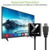 Adattatore cavo convertitore Techly HDMI a VGA nero 0,1 m 1920x1200 60 Hz
