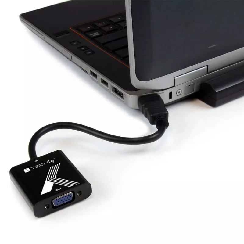 Adattatore cavo convertitore Techly HDMI a VGA nero 0,1 m 1920x1200 60 Hz