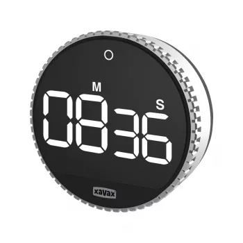 Timer da cucina digitale Hama Rotation nero argento 100 min AAA