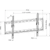 Supporto da parete per TV Techly ICA-PLB 261L 177,8 cm (70