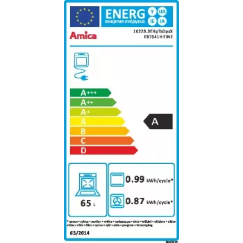 Forno da incasso Amica EB7541H FINE, forno elettrico