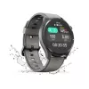 Hama Smartwatch 9000 00178627, 1,43 pollici (3,63 cm) AMOLED, GPS, memoria musicale, impermeabile, cinturino in silicone, antracite