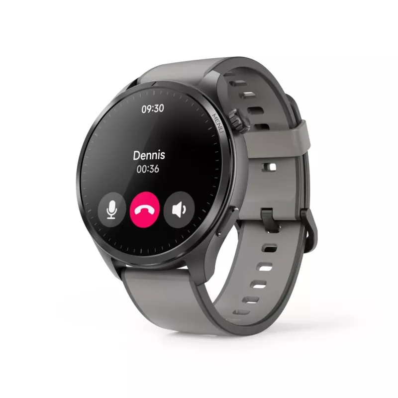 Hama Smartwatch 9000 00178627, 1,43 pollici (3,63 cm) AMOLED, GPS, memoria musicale, impermeabile, cinturino in silicone, antracite