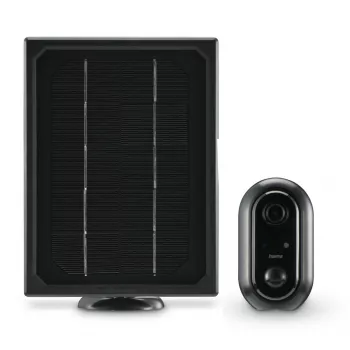 Telecamera di sorveglianza IP Hama 00176648 da esterno wireless nero 1080p