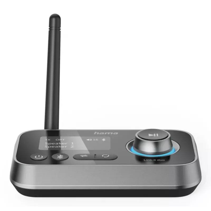 Hama Link.it duo 00205322 trasmettitore/ricevitore audio Bluetooth