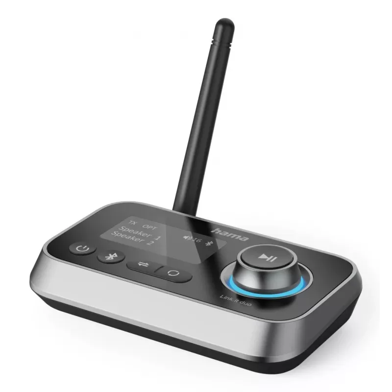 Hama Link.it duo 00205322 trasmettitore/ricevitore audio Bluetooth