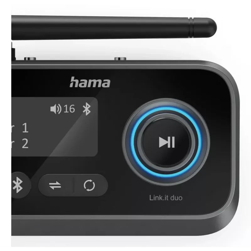 Hama Link.it duo 00205322 trasmettitore/ricevitore audio Bluetooth