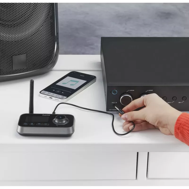 Hama Link.it duo 00205322 trasmettitore/ricevitore audio Bluetooth
