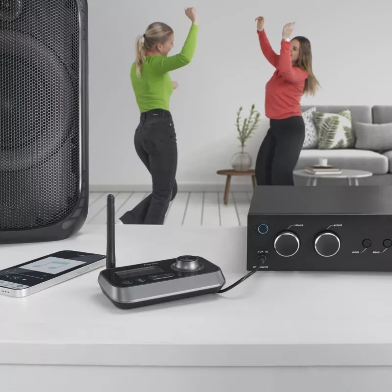 Hama Link.it duo 00205322 trasmettitore/ricevitore audio Bluetooth
