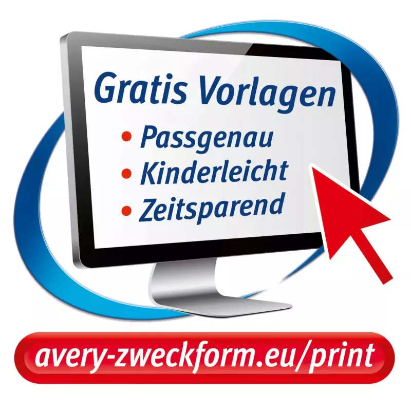 Trasferimento per tessuti Avery MD1003 inkjet bianco 210x297mm 4 pezzi