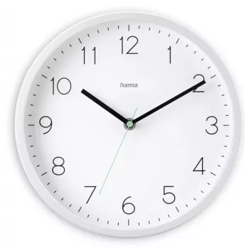 Orologio da parete HAMA Menorca, analogico, Ø 25 cm, bianco