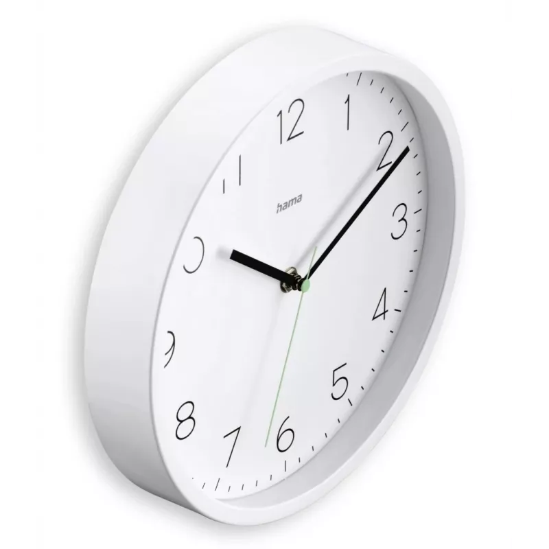 Orologio da parete HAMA Menorca, analogico, Ø 25 cm, bianco