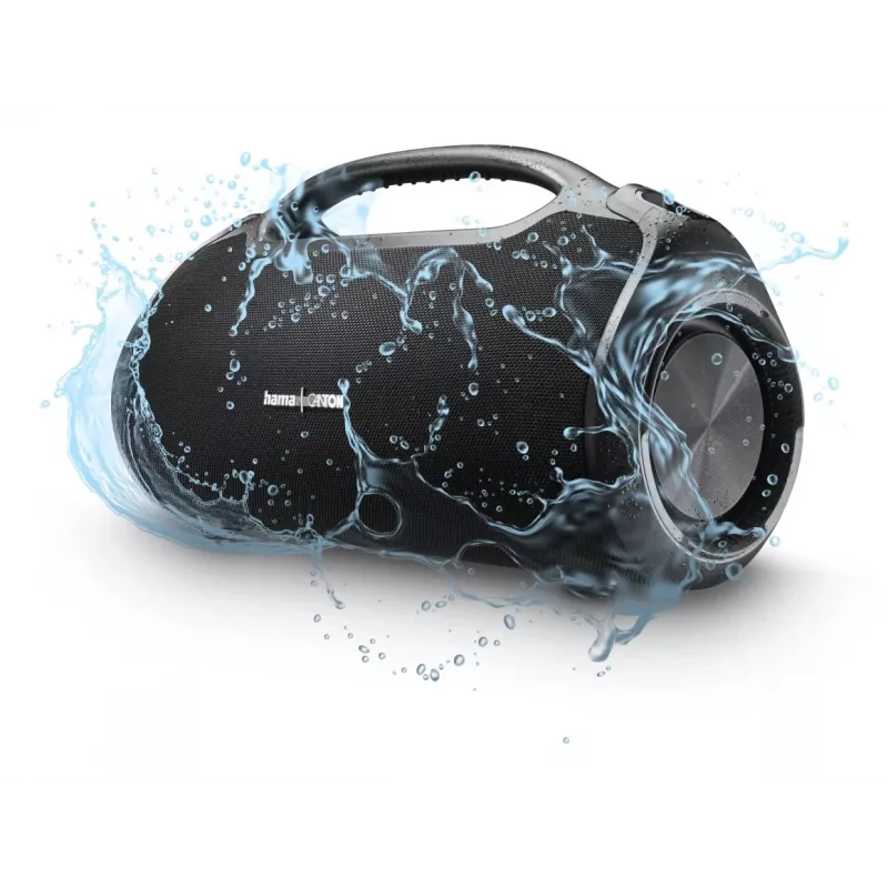 Altoparlante per feste HAMA UltiMate Pro 120 W, wireless Bluetooth, impermeabile, batteria ricaricabile integrata, ricarica USB-C