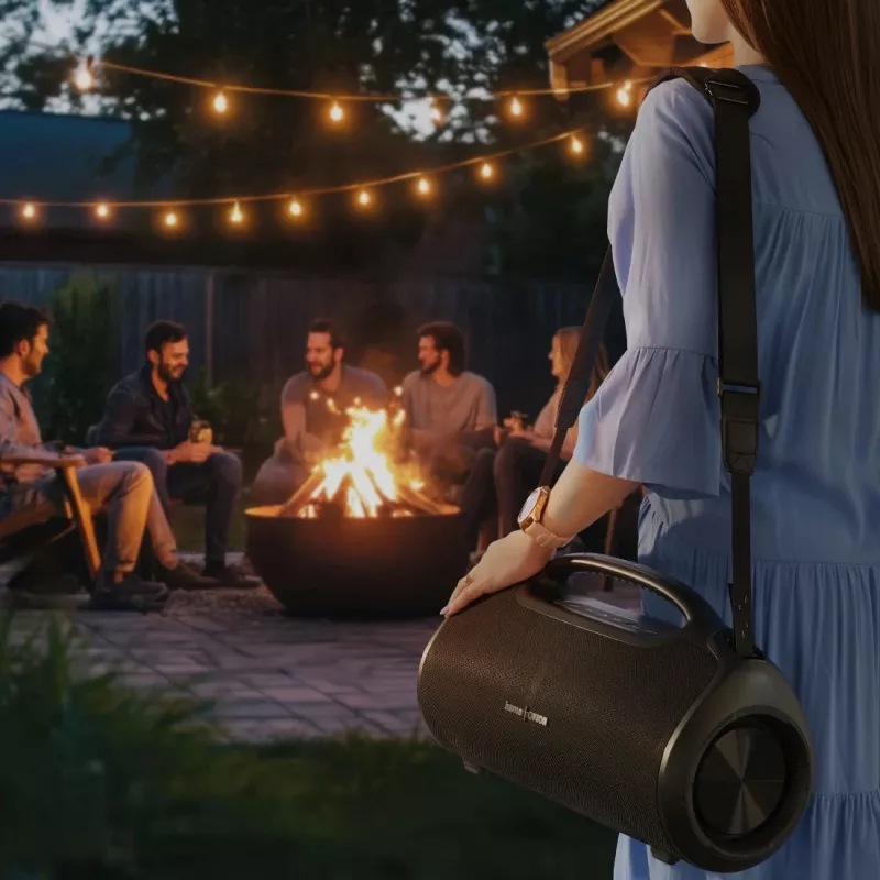 Altoparlante per feste HAMA UltiMate Pro 120 W, wireless Bluetooth, impermeabile, batteria ricaricabile integrata, ricarica USB-C