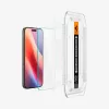 Protezione display Spigen GLAS.tR EZ Fit Apple iPhone 16 Pro vetro temperato trasparente 2 pz.
