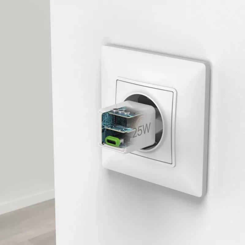 Hama 00201981 caricabatterie mobile per cuffie, powerbank, smartphone, tablet bianco AC ricarica rapida interno