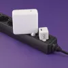 Hama 00201981 caricabatterie mobile per cuffie, powerbank, smartphone, tablet bianco AC ricarica rapida interno