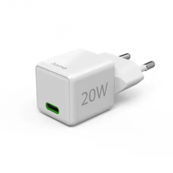 Caricabatterie da interno Hama 00201980 ricarica rapida bianco USB Type-C