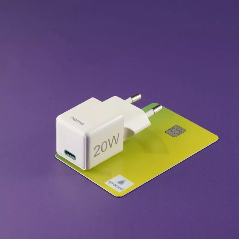 Caricabatterie da interno Hama 00201980 ricarica rapida bianco USB Type-C