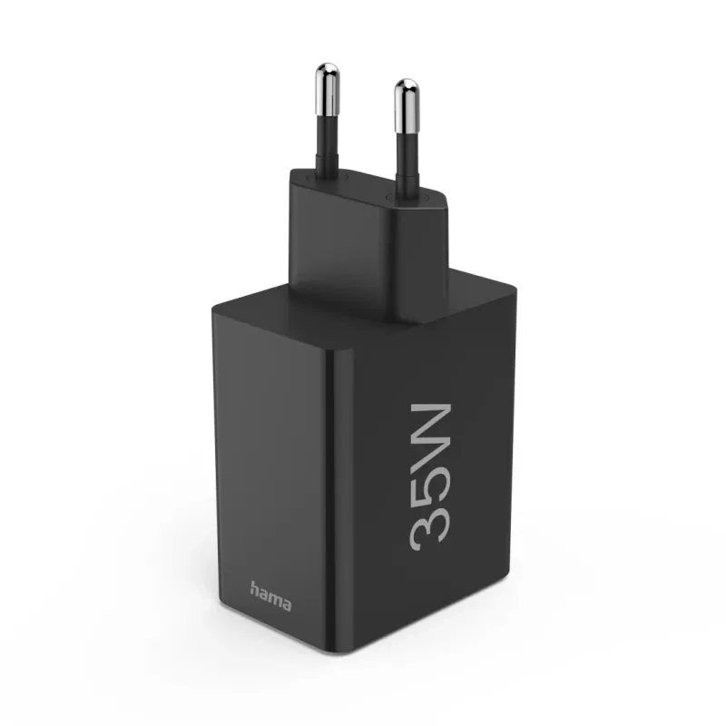 Hama 00201990 caricabatterie mobile per cuffie, powerbank, smartphone, tablet nero AC ricarica rapida interno