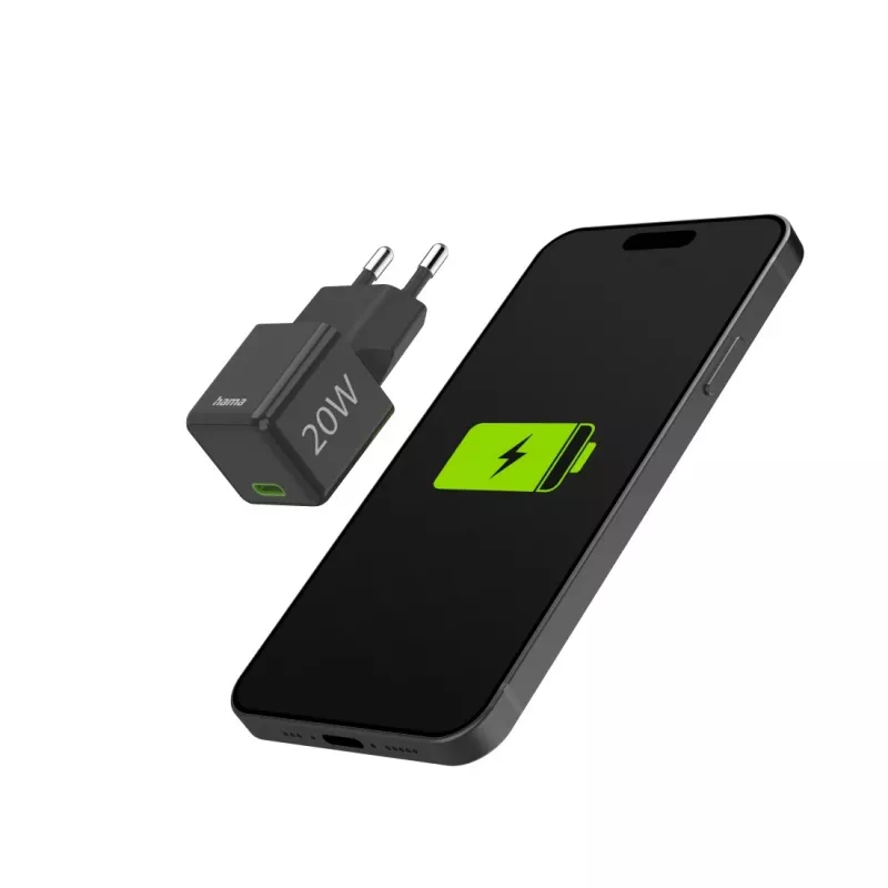 Hama 00201984 Caricabatterie per dispositivi mobili smartphone nero ricarica rapida AC uso interno