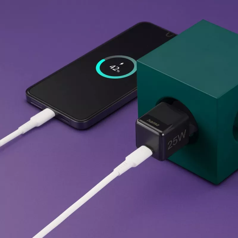 Hama 00201985 Caricabatterie per dispositivi mobili smartphone nero ricarica rapida AC uso interno