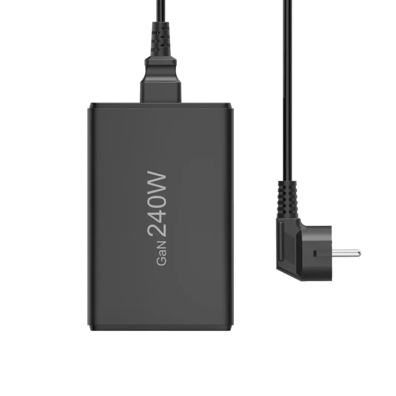 Ladestation HAMA 201977, 240W totali, 4× USB-C, 1× USB-A, nero