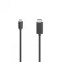 Adattatore cavo video Hama 00200717 1,5 m USB Type-C DisplayPort nero