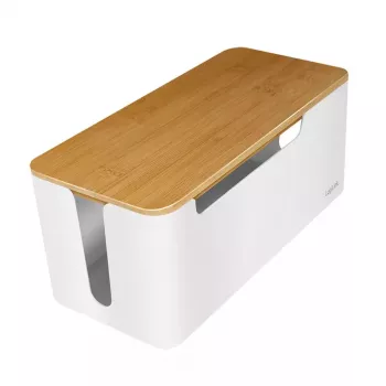 Copri ciabatta LogiLink KAB0075 coperchio in bambù bianco