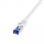 Cavo di rete LogiLink C6A081S RJ-45 Cat6a 7,5 m bianco