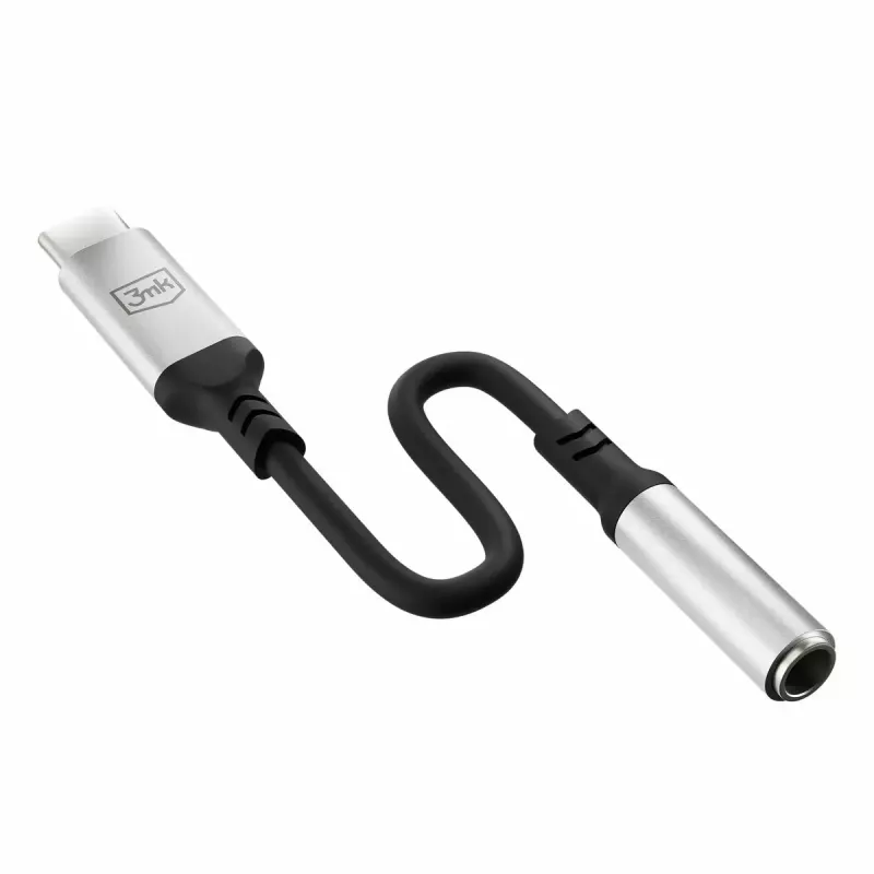 Cavo USB 3,5 mm 3MK jack 3,5 mm 1 pz. USB-C a jack 3,5 mm